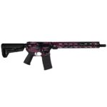 Shark Coast Tactical "Anime- Black Cherry" Rifle 5.56mm 10rd Magazine 16" Barrel 15" M-LOK Handguard California Compliant