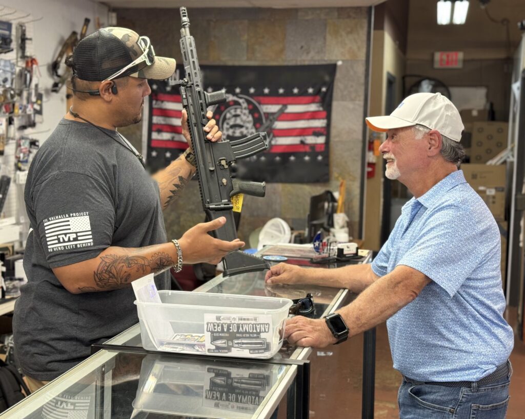 Counter help at M E Arms